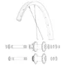 Mavic Jbent Eiker 18 Enheter, Black, 272mm