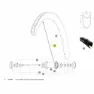 Mavic Kit 10 Front/rear Cosmic Pro Carbon Ust Eiker, Black, 268mm