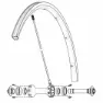 Mavic Kit 10 Front/rear Rsys 2020 Eiker, Black, 282.7mm