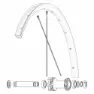 Mavic Kit 12 Front Ebm Allroad S Eiker, Black, 294mm