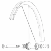 Mavic Kit 12 Front/rear Allroad 650b Eiker Mavic Kit 12 Front/rear Allroad 650b Eiker