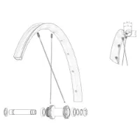 Mavic Kit 12 Front/rear Allroad Sl Road Eiker