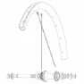 Mavic Kit 12 Front/rear Cosmic Sl 32 Disc Eiker, Black, 284mm