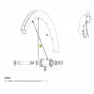 Mavic Kit 12 Front/rear Cosmic Sl 45 Disc Eiker, Black, 271mm