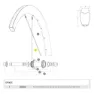 Mavic Kit 12 Front/rear Cosmic Slr 45 Disc Eiker, Black, 278mm