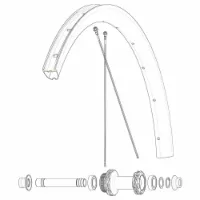 Mavic Kit 12 Front/rear Cosmic Sls 32 Disc Eiker