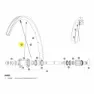 Mavic Kit 12 Rear Ksyrium S Nds Eiker, Black, 297mm