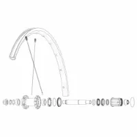 Mavic Kit 12 Rear Ksyrium Sl Ds Eiker