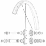Mavic Kit 14 Front Edeemax 27.5´´ Eiker, Black, 284mm