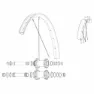 Mavic Kit 14 Front Edeemax 29´´ Eiker, Black, 303mm