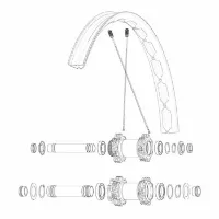 Mavic Kit 14 Front Edeemax S 27.5´´ Eiker