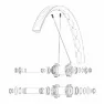 Mavic Kit 14 Front Edeemax S 27.5´´ Eiker, Black, 287mm