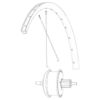 Mavic Kit 16 Rear Ksyrium S Disc Ebm Eiker