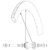 Mavic Kit 2 Front/rear Comete Pro Carbon Ust Eiker