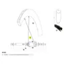 Mavic Kit 2 Front/rear Comete Pro Carbon Ust Eiker, Black, 256mm