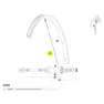 Mavic Kit 9 Front Ksyrium S Eiker, Black, 289mm