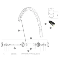 Mavic Ksyrium 17c Framfelg