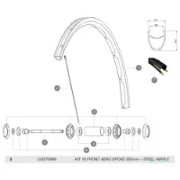 Mavic Ksyrium 2017-18 Front Eiker 10 Enheter Mavic Ksyrium 2017-18 Front Eiker 10 Enheter