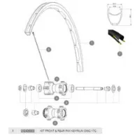 Mavic Ksyrium Disc 17c Felg Mavic Ksyrium Disc 17c Felg
