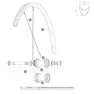 Mavic Ksyrium Disc Venstre Eiker 12 Enheter, Black, 295mm
