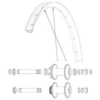 Mavic Ksyrium Ebm X20 Eiker 14 Enheter