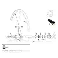 Mavic Ksyrium Elite Disc Ust 20 Rear Felg Mavic Ksyrium Elite Disc Ust 20 Rear Felg