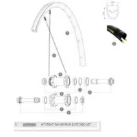 Mavic Ksyrium Elite Disc Ust Framfelg Mavic Ksyrium Elite Disc Ust Framfelg