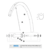 Mavic Ksyrium Pro Carbon Sl Tubular 19 Framfelg