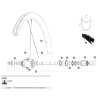 Mavic Ksyrium Pro Carbon Sl Ust Disc 20 Bakfelg
