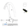 Mavic Ksyrium Pro Carbon Sl Ust Disc Venstre Eiker 12 Enheter, Black, 283mm
