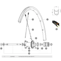 Mavic Ksyrium Pro Exalith 17c Bakfelg