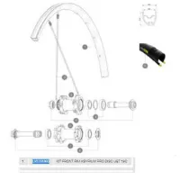 Mavic Ksyrium Pro Ust Disc 19c Framfelg