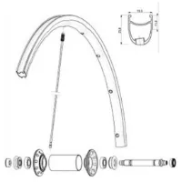 Mavic Ksyrium Slr/r-sys Slr/ksyrium Pro 2015 Bakhjul Høyre Eike 10 Enheter Mavic Ksyrium Slr/r-sys Slr/ksyrium Pro 2015 Bakhjul Høyre Eike 10 Enheter