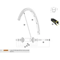 Mavic Ksyrium Sls/sle/pro Exalith 2013-16 Front Eiker 10 Enheter Mavic Ksyrium Sls/sle/pro Exalith 2013-16 Front Eiker 10 Enheter