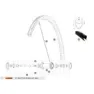 Mavic Ksyrium Ust 19/20 Framfelg, Black, 700 - 28" 18H