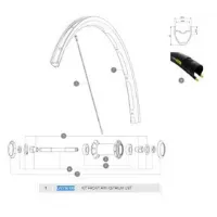 Mavic Ksyrium Ust Framfelg