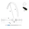 Mavic Ksyrium Ust Framfelg, Black, 700 - 28" 18H