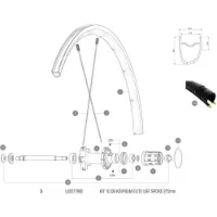 Mavic Kysrium Elite Ust 2018 Forhjulsspeilene 9 Enheter Mavic Kysrium Elite Ust 2018 Forhjulsspeilene 9 Enheter