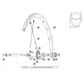 Mavic Kysrium Pro/pro Exalith 2013 Venstre Bakhjuls-eiker 10 Enheter, Black, 296mm
