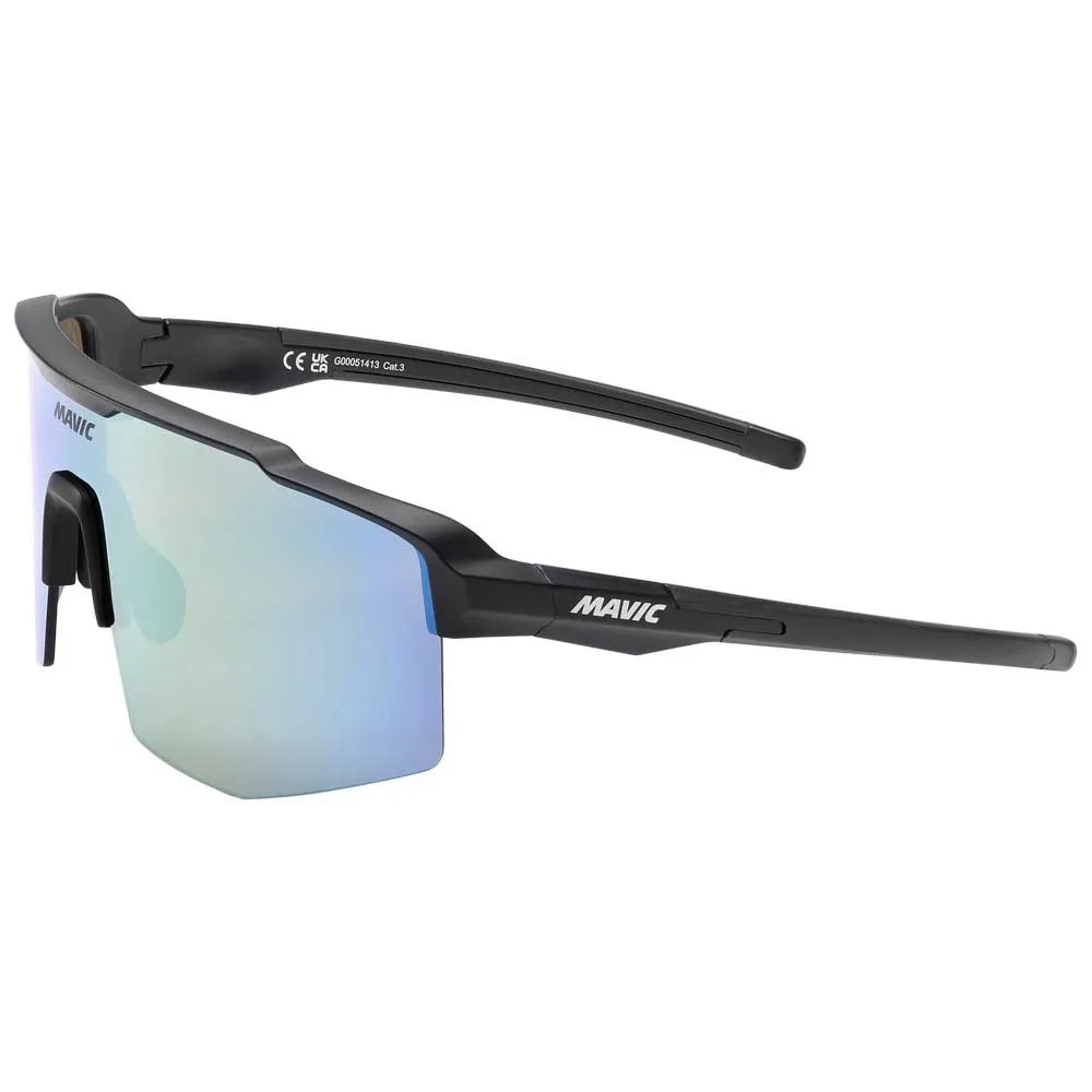 Mavic Mvs Shield Solbriller, Black, Gold Blue/CAT3