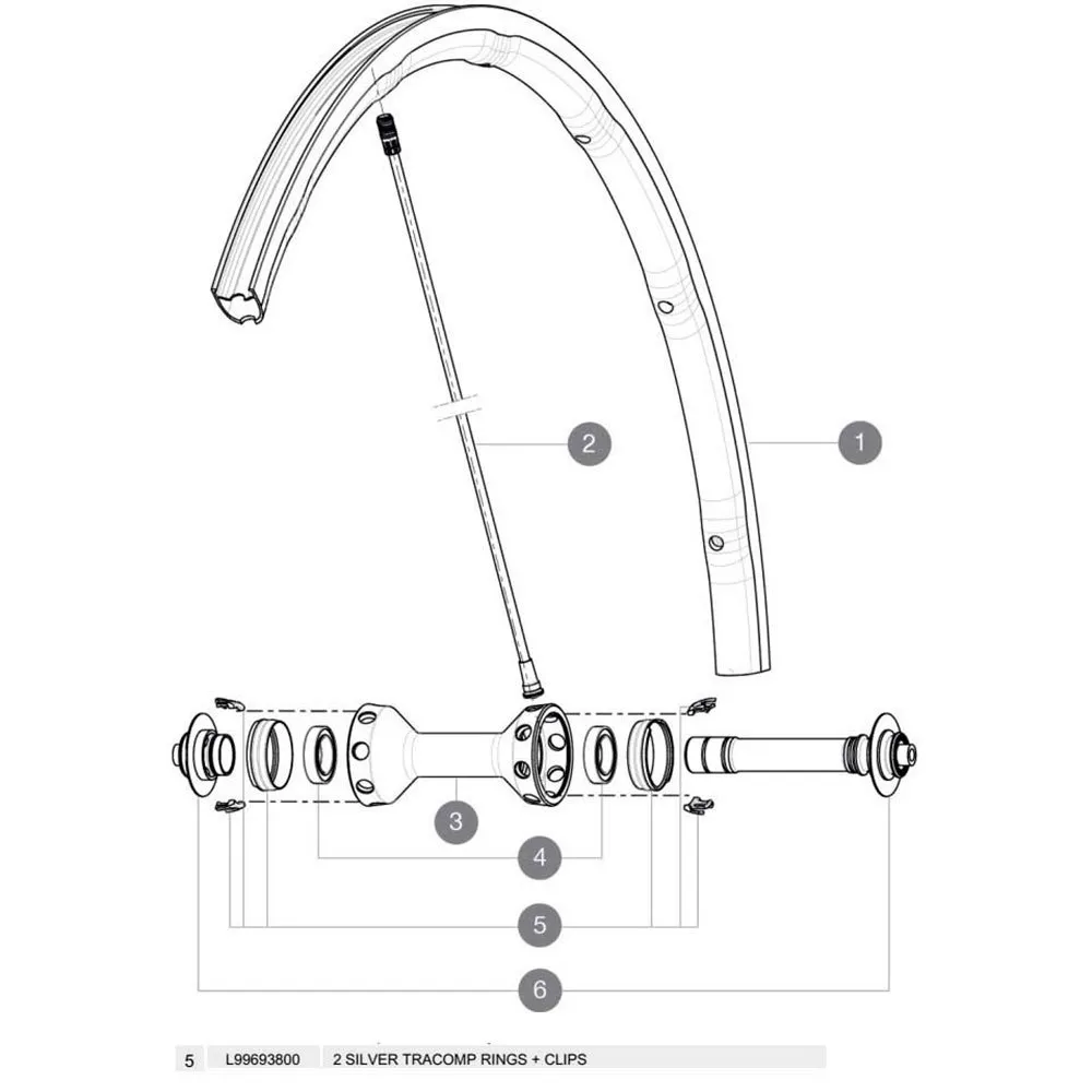 Mavic R-sys 2 Ring 2 Enheter, Silver, One Size Mavic R-sys 2 Ring 2 Enheter, Silver, One Size