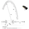 Mavic R-sys/ksyrium Sl/sls 2013 Forhjulsaksel, Black, One Size