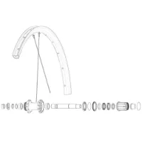 Mavic Rear Allroad Pro Carbon Sl Landeveissykkel Felg