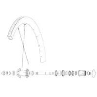 Mavic Rear Cosmic Sl 40 Rb Landeveissykkel Felg Mavic Rear Cosmic Sl 40 Rb Landeveissykkel Felg