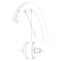 Mavic Rear Cosmic Sl 45 Disc Ebm/cpc Ust Disc Ebm Landeveissykkel Felg