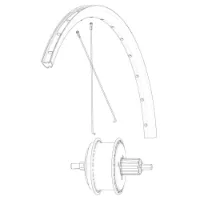 Mavic Rear Ksyrium S Disc Ebm Landeveissykkel Felg