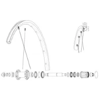 Mavic Rear Ksyrium Sl Rb Landeveissykkel Felg Mavic Rear Ksyrium Sl Rb Landeveissykkel Felg