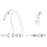 Mavic Rear Ksyrium Sl Rb Landeveissykkel Felg, Black, 700 - 28"