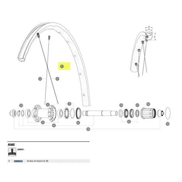 Mavic Rear Ksyrium Sl Rb Landeveissykkel Felg, Black, 700 - 28"