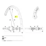 Mavic Rear Ksyrium Sl Rb Landeveissykkel Felg, Black, 700 - 28"